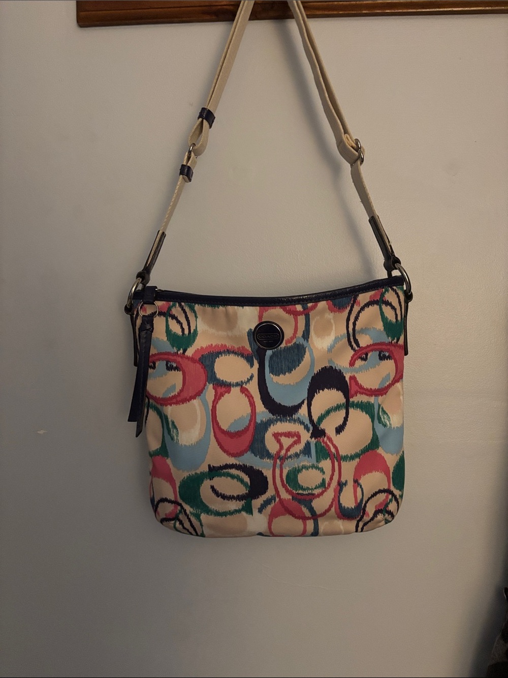 Coach ikat scribble Crossbody Bag